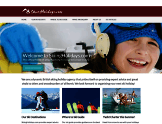 skiingholidays.com screenshot
