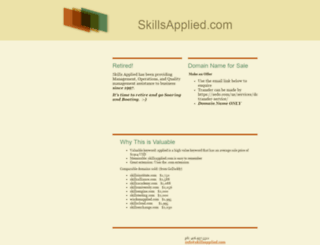 skillsapplied.com screenshot