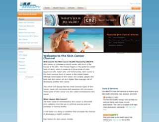 skin-cancer.emedtv.com screenshot