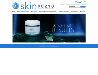 skin90210.com screenshot