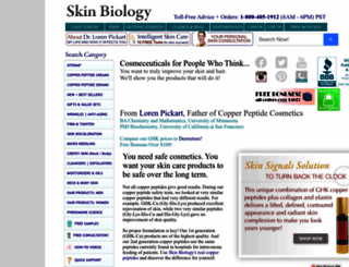 skinbiology.com screenshot