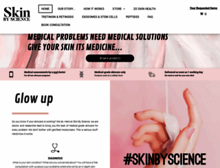 skinbyscience.co.uk screenshot