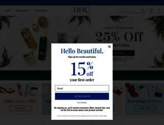skincare.dhccare.com screenshot