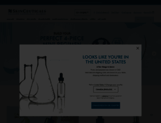 skinceuticals.ca screenshot
