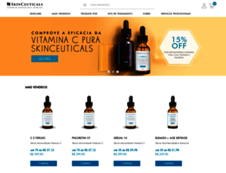 skinceuticals.com.br screenshot
