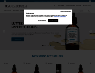 skinceuticals.fr screenshot