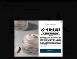 skinceuticals.pl screenshot