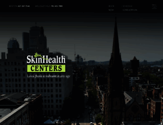 skinhealthcenters.com screenshot
