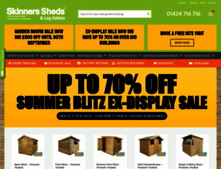 skinners-sheds.com screenshot