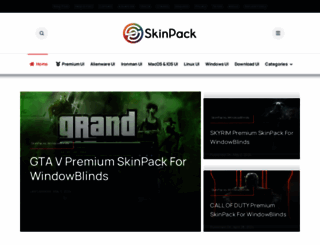 skinpacks.com screenshot