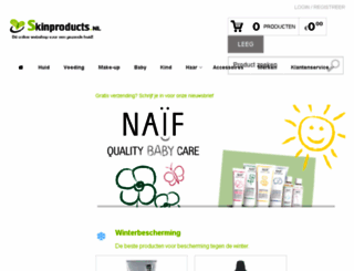 skinproducts.nl screenshot
