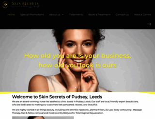 skinsecretswestyorkshire.co.uk screenshot