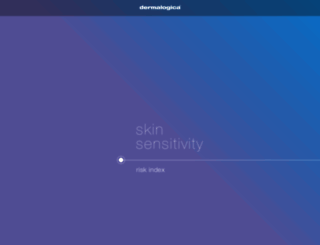 skinsensitivityrisk.com screenshot