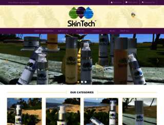 skintechskincare.com screenshot