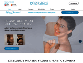 skinzonemedical.com screenshot