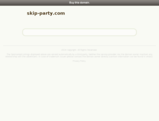 skip-party.com screenshot