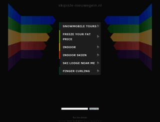 skipiste-nieuwegein.nl screenshot