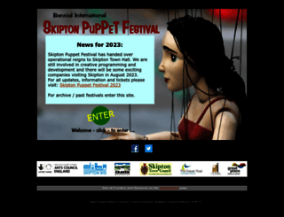 skiptonpuppetfestival.co.uk screenshot