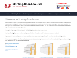 skirtingboards.co.uk screenshot