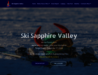 skisapphirevalley.com screenshot