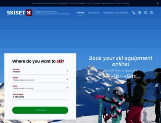 skiset.co.uk screenshot