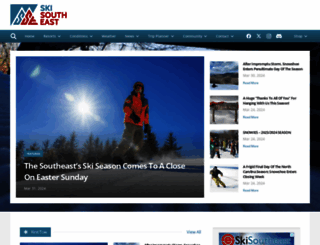 skisoutheast.com screenshot