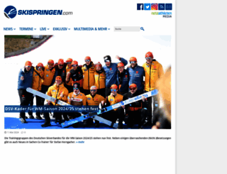 skispringen.com screenshot