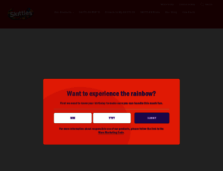 skittles.com screenshot