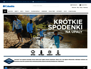 sklep-columbia.pl screenshot