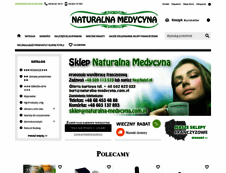 sklep-naturalna-medycyna.com.pl screenshot