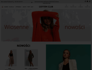 sklep.cottonclub.pl screenshot