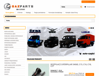 sklep.gazparts.pl screenshot