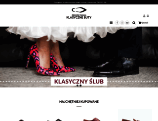 sklep.klasycznebuty.pl screenshot