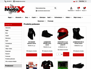 sklep.motox.com.pl screenshot