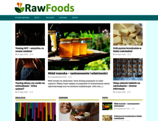 sklep.rawfoods.pl screenshot