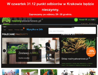 sklep.roslinyakwariowe.pl screenshot