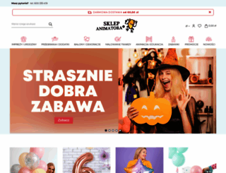 sklepanimatora.pl screenshot