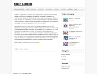 sklepgeobike.com.pl screenshot