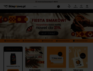 sklepkawa.pl screenshot