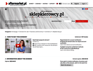 sklepkierowcy.pl screenshot