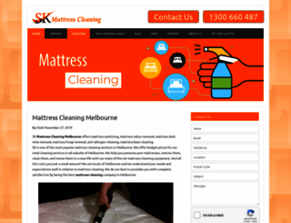 skmattresscleaning.net.au screenshot