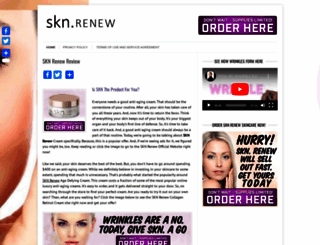 sknrenew.com screenshot