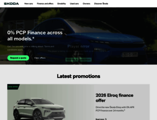 skoda.ie screenshot