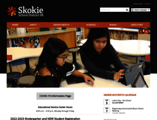 skokie68.org screenshot