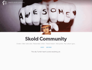 skold-community.tumblr.com screenshot