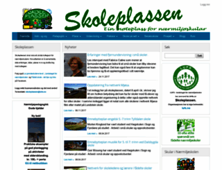 skoleplassen.no screenshot