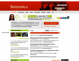 skolnistranky.cz screenshot
