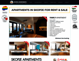 skopje-apartments.com screenshot