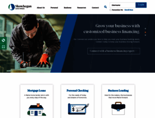 skowhegansavings.com screenshot
