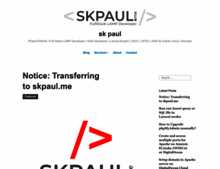 skpaul82.wordpress.com screenshot